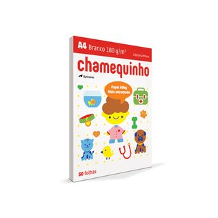 Papel Sulfite A4 Chamequinho Branco 180gr  - Chamex