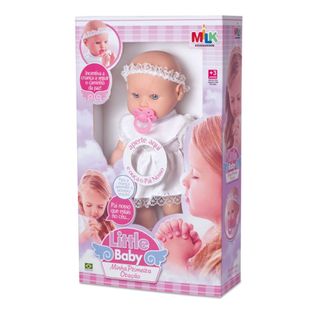 Boneca Little Baby Minha Primeira Oração - Milk