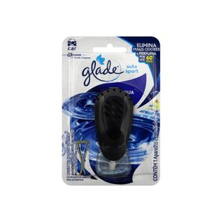 Desodorizador Auto Sport Aparelho + Refil Acqua - Glade