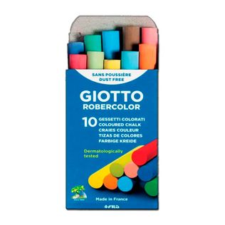 Giz Escolar Robercol Antialérgico 10 Cores - Giotto