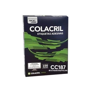 Etiqueta 6187 12,7x44,45 C/8000 - Colacril