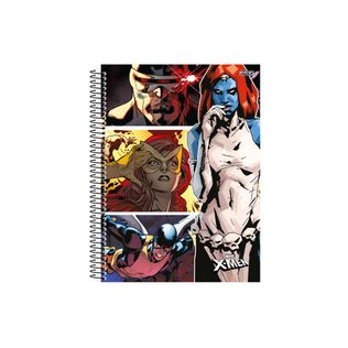 Caderno Universitário X-Men 10 Matérias Sortido - São Domingos