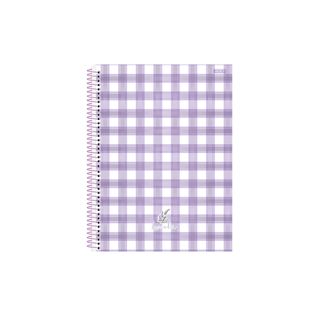 Caderno Universitário Lavender 10 Matérias Sortido - São Domingos