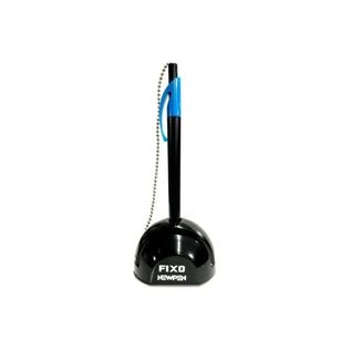 Caneta Fixa com Corrente + Recarga Azul - Newpen