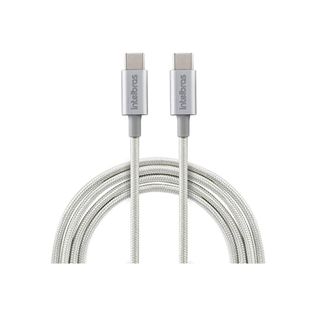 Cabo USB-C Em Nylon 1,5m EUCC 15NB Branco - Intelbras