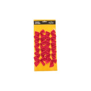 Laço Glitter Vermelho 12 un - Wincy