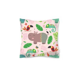 Capa Almofada Infantil Bichos Rs Velvetee 43x43cm - Joy