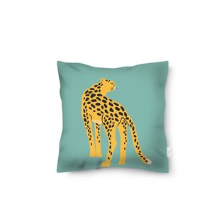 Capa Almofada Microfibra Estampa Onça Vd 44x44cm - Joy