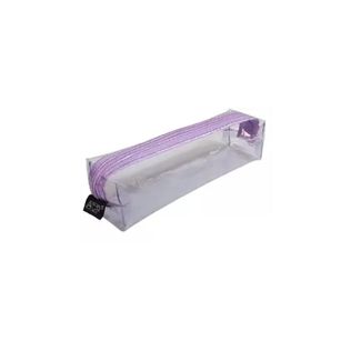 Estojo Joy Pequeno PVC Cristal Lilás - Acp