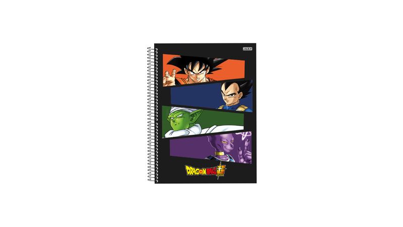Caderno Universitário 1 Matéria Dragon Ball 80 Fls S.d Pt