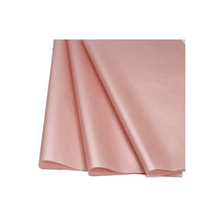 Papel Seda 48x60cm Perolizado Rosa Glamour Com 20 Folhas - Novaprint