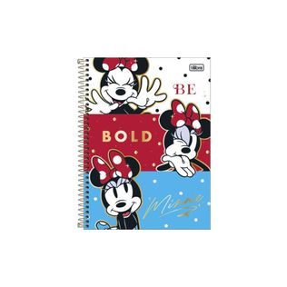 Caderno Universitário Minnie Core 80 Folhas - Tilibra