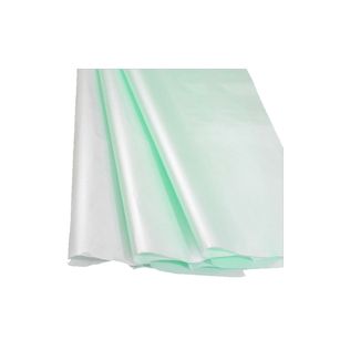 Papel Seda 48x60 Verde Jade Perolizado Com 20 Folhas - Novaprint