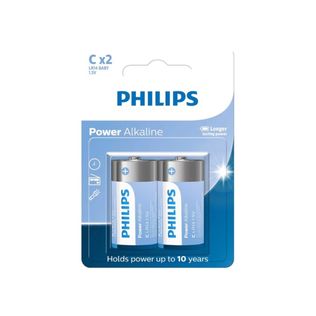 Bateria Alcalina 2Un Tipo C LR14P2B59 - Philips