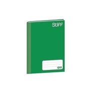Caderno Brochura Universitário Capa Dura Verde 48 Folhas Stiff - Jandaia