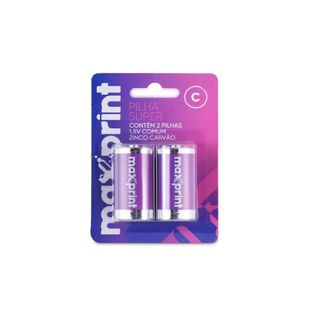 Pilha Comum Média C 2 Un - Maxprint