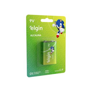 Bateria Alcalina 6lr61 9V - Elgin