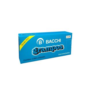Grampo 23/6 Galvanizado Com 5000 Un - Bacchi