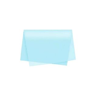 Papel Seda Azul Claro 60x48 Com 100 Folhas - Novaprint