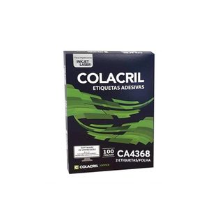 Etiqueta Adesiva A4368 200 Un Com 100 Folhas - Colacril