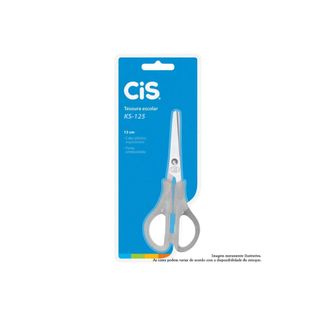 Tesoura Escolar Ks-125 Cores Sortidas - Cis