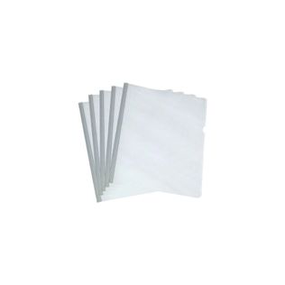 Pasta Canaleta A4 Cristal 5 Un - Plastpark