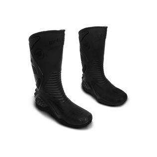 Bota De Chuva Motociclista Preta Pvc Nº40 - Motosafe