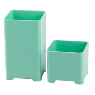 Kit Porta Objetos Organizador Verde Pastel - Maxcril