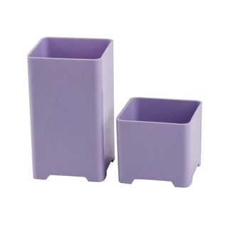 Kit Porta Objetos Organizador Lilás Pastel - Maxcril