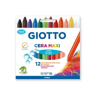 Giz De Cera Max 12 Cores - Giotto