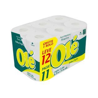 Papel Higiênico Folha Dupla Leve 12 Pague 11 - Olé