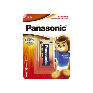 Bateria 9v Alcalina Unidade - Panasonic