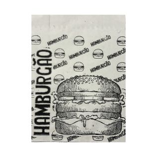 Saco Papel Hamburgão Strong 13x16 100 Un - Kambé Embalagens