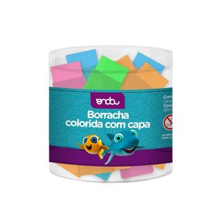 Borracha Color Sortida Com Capa 24 Unidades - Onda