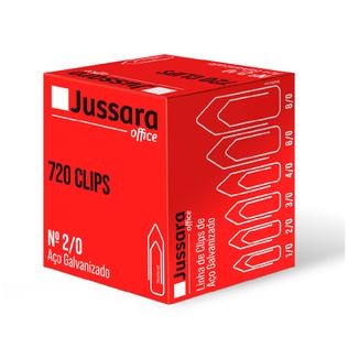 Clips 2/0 Galvanizado Leve 720 Unidades - Jussara