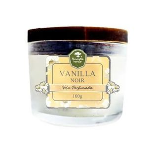 Vela Aromática Vidro Vanilla Noir 100g - Floresta Verde