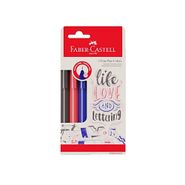 Caneta Fine Pen Colors 3 Cores - Faber Castell