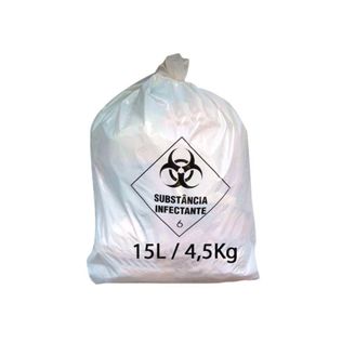 Saco De Lixo Hospitalar 15L 39x58 100 Un - Rava