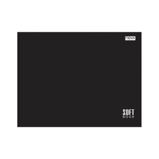 Caderno Brochura Universitário Desenho Horizontal Preto - Nova Cadernos