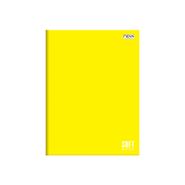 Caderno Brochura Universitário Capa Dura 96 Folhas Amarelo - Nova Cadernos