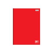 Caderno Brochura Universitário Capa Dura 96 Folhas Vermelho - Nova Cadernos