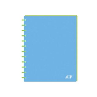 Pasta Catálogo Espiral Candy 30 Envelopes A4 Azul/Verde - Acp