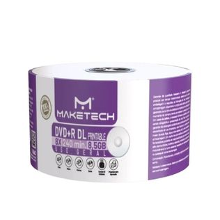 Dvd+R Dl Dual Layer 8x8.5gb 240m - Maketech