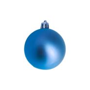Bola De Natal N5 Fosca Cromada Azul  12 Un - Wincy