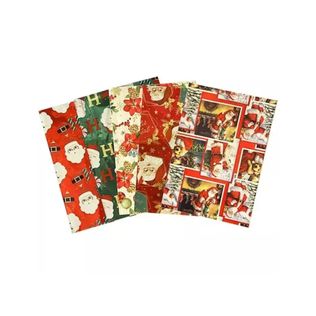 Saco Presente Natal C/ Fita M 30x45cm  Sortido