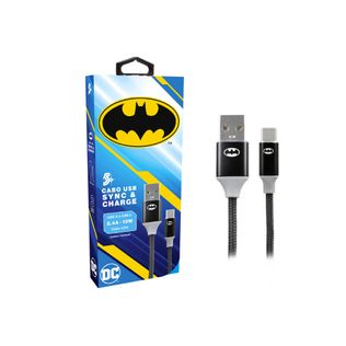 Cabo Carregador Turbo 1,5m Usb-A Para Tipo-C Batman