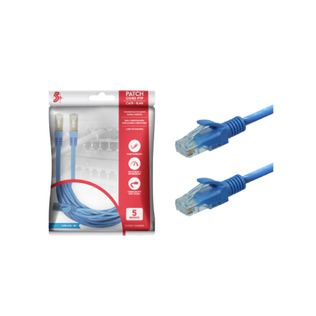 Cabo de Rede Patch Cord Cat6 Ftp 5m Azul