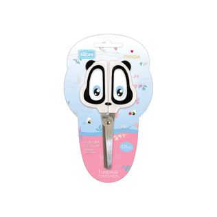 Tesoura Escolar 131mm Panda Blister - Tilibra