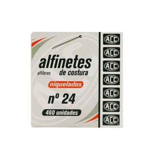 Alfinete Costura N24 Niquelado 50g  - Acc