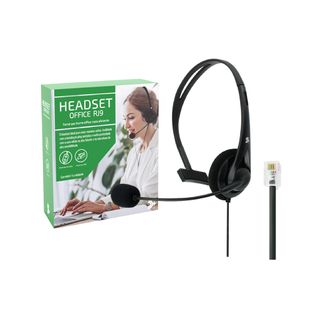 Headset Office Para Telefone Com Conector RJ9